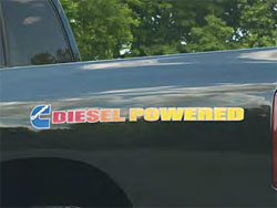 Diesel Powered Dodge Ram Decals