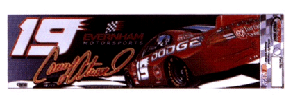 Dodge # 19 Evernham Bumper Sticker
